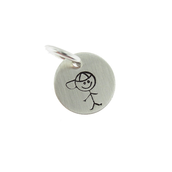 It's a Girl! It's Boy! Personalized Sterling Silver Tag Necklace