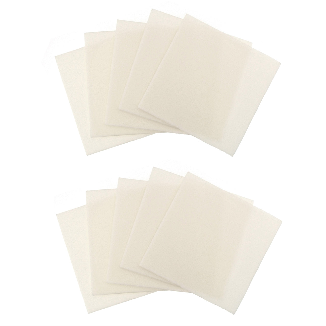 10 Pack of 2" x 2" Polishing Pads