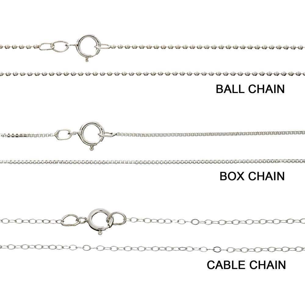 Open Double with Birthstone Setting Personalized Sterling Silver Name Necklace