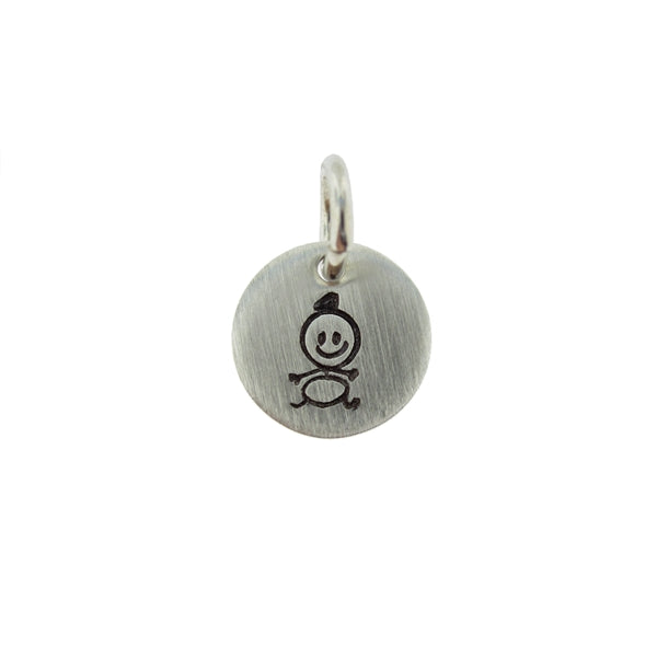 It's a Girl! It's Boy! Personalized Sterling Silver Tag Necklace