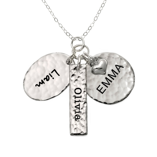 Modern Love 3 Charms Necklace