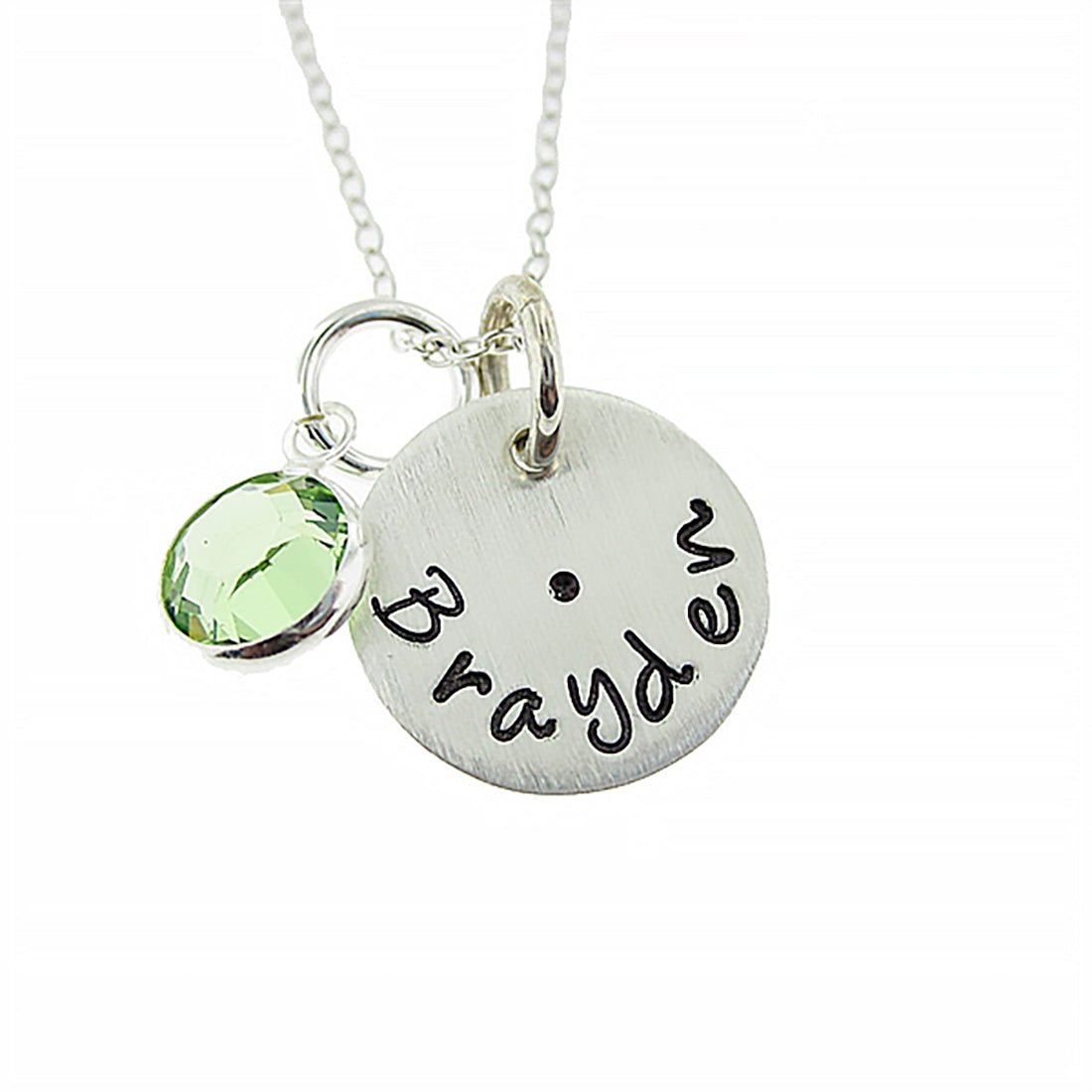 Simply dot Personalized Sterling Silver Necklace