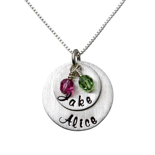 My Two Joys Personalized Sterling Silver Necklace
