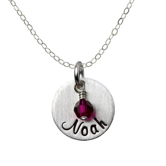 My One Joy Personalized Sterling Silver Necklace