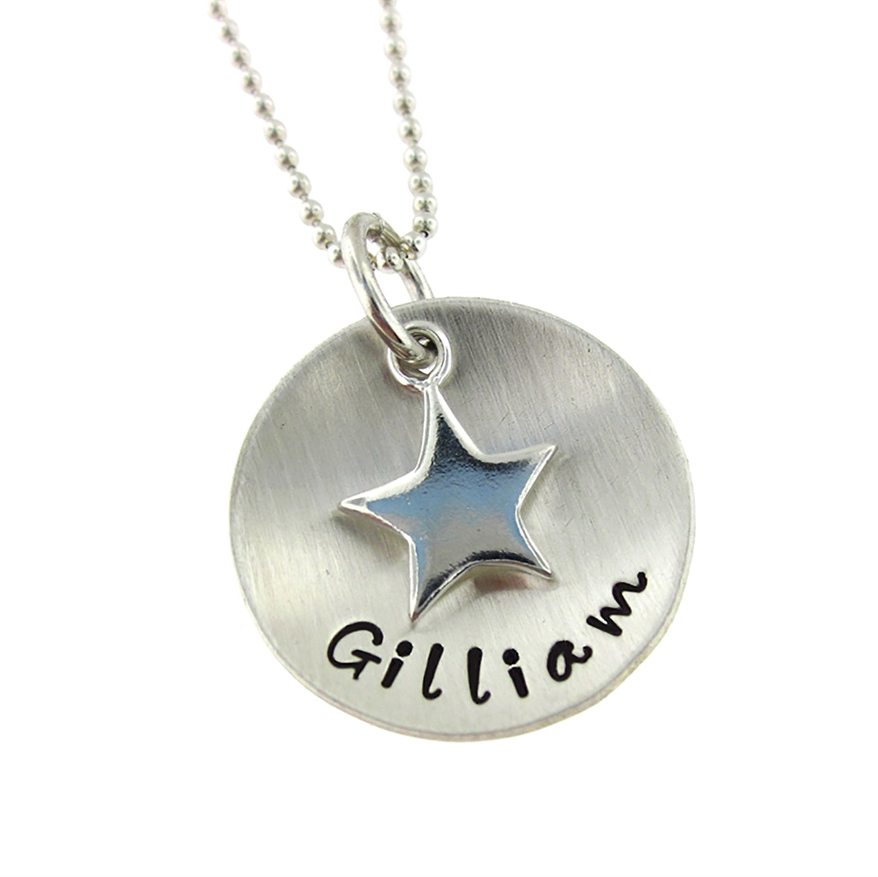 My Super Star Personalized Sterling Silver Necklace