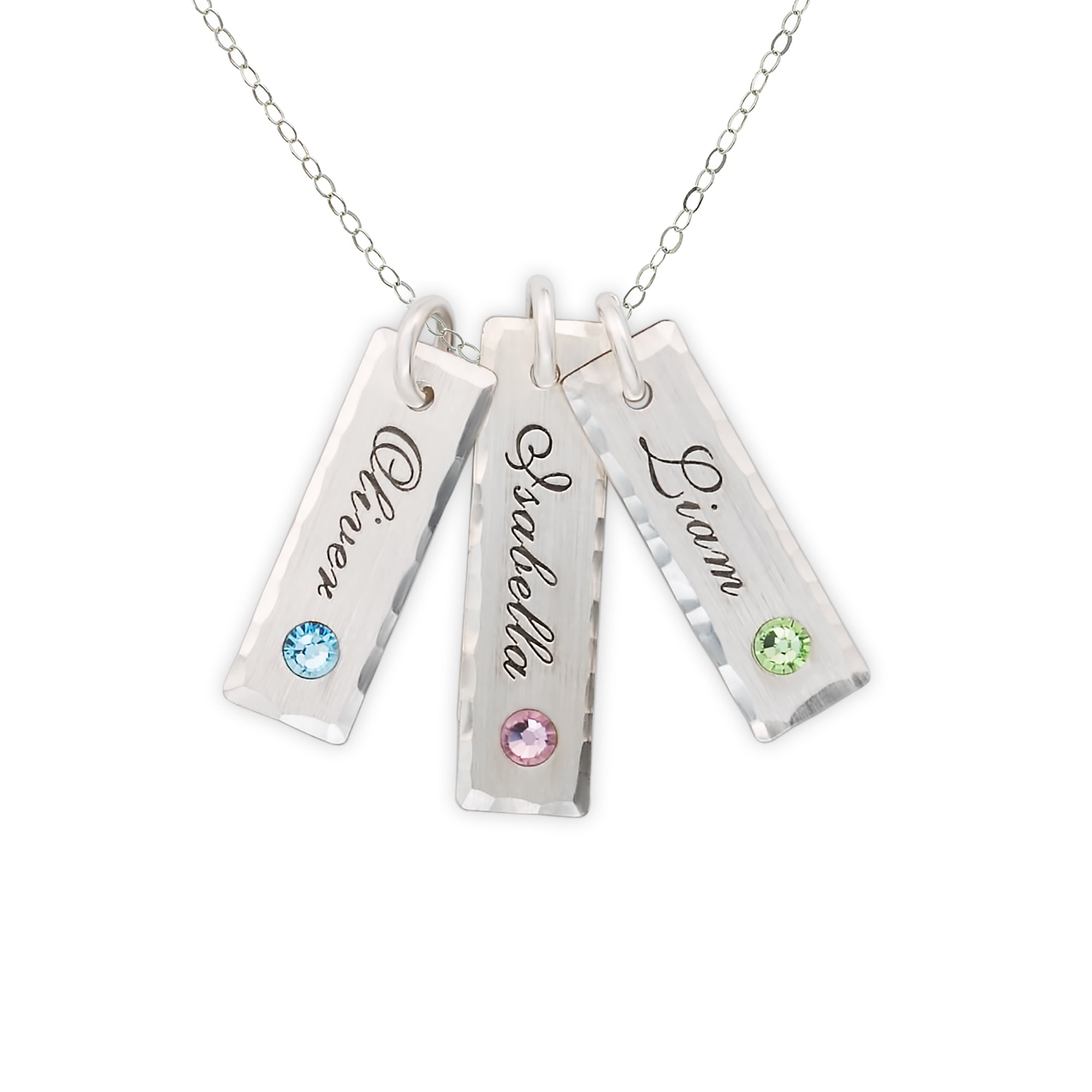 Unity in Three (Setting) Personalized Charm Necklace – AJ's Collection